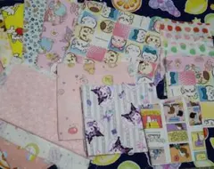 キャラクター柄の布はぎれセット