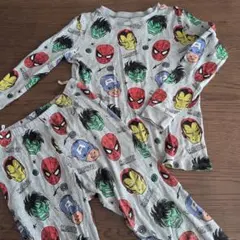 Ｈ＆МMARVEL パジャマ 上下セット グレー　130