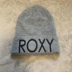 ROXY ニット帽 ビーニー グレーのサムネイル