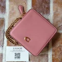 新品未使用 COACHコーチ コインケース カードケース キーケース ピンク