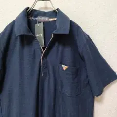 新品　未使用　和楽の里 和柄 ポロシャツ M