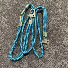 PHONECKLACE スマホショルダーストラップ ブルー×グリーン