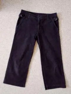 MUJIコーデュロイ七分丈パンツ