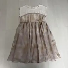 【新品】アプレレクール　シフォンワンピース　120センチ