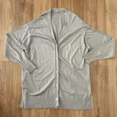 UNIQLOUVカットニットVネックカーディガンsizeL