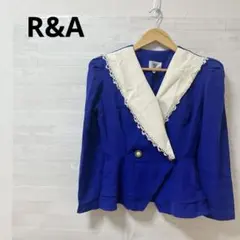 R&A Collections ジャケット 青 レトロ ブルー