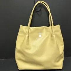 PICONE イエロー トートバッグ美品　柔らかレザー本革のサムネイル
