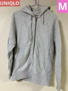 UNIQLO U スウェットフルジップパーカ長袖 グレー M