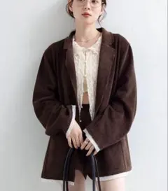 【最終値下げ】Kastane コーデュロイオーバージャケット ブラウン