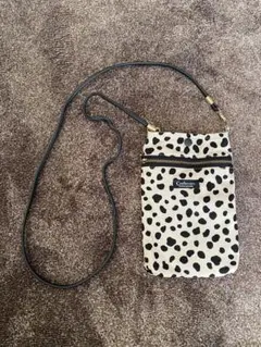 ダルメシアン柄 スマホショルダーバッグ