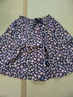 プティマイン　花柄スカート　130