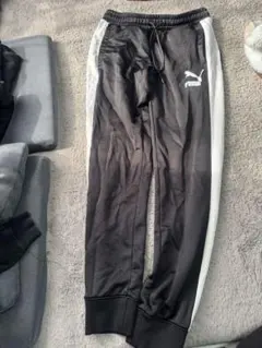 PUMA トレーニングパンツ ブラック/ホワイト