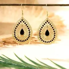 レディース◆ピアス◆高見え◆ボヘミアン◆おしゃれ◆きれいめ◆エスニック◆韓国◆雫