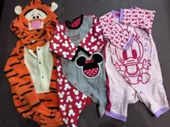 ディズニーロンパース3点セット