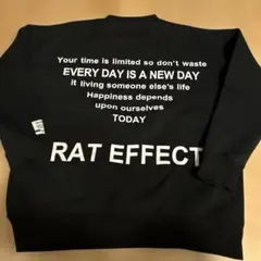 専用です！RAT EFFECT ラットエフェクト　トレーナー　裏起毛　ブラック