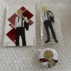 地獄楽 亜左弔兵衛 スーツ 缶バッジ アクリルスタンド アニメイト ポストカード
