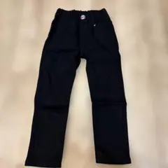 EDWIN 黒のストレートパンツ 110cm