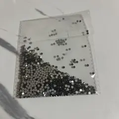 うちわデコ ストーン ブラック 2.3〜2.4mm 1400粒