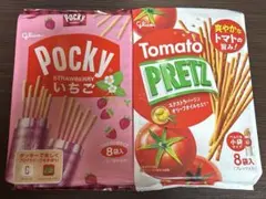 글리코 포키 딸기 & 토마토 플리츠