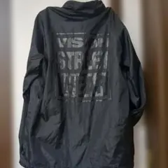 薄手VISION STREET WEAR ナイロンジャケット ブラック