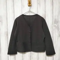 MONGRE モングレ　サイズ40　カーディガン　ブラック