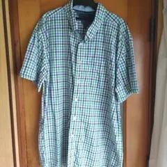 TOMMY HILFIGER 半袖チェックシャツ