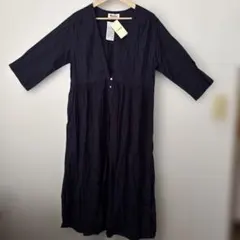 新品、未使用‼️coen ネイビー 七分袖 ロングカーディガン