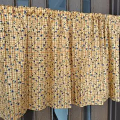 ☆カフェカーテン　カントリー柄　ハンドメイド　カントリー雑貨
