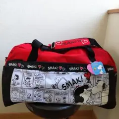 【新品 未使用】スヌーピー　ボストンバッグ 修学旅行のサムネイル