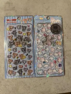 プチドロップステッカー　トムジェリ　ベリーベリー