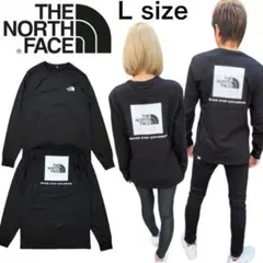 ザノースフェイス 長袖Tシャツ NF0A87NN レッドボックス ブラック L