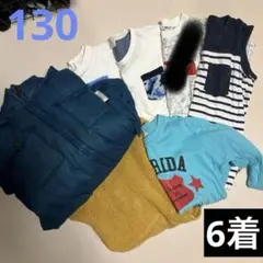 130 男の子 7着セット 半袖Tシャツ タンクトップ F.O.KIDSあり