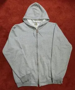 90-00s Carhartt スウェット　ジップ　パーカー グレー L位