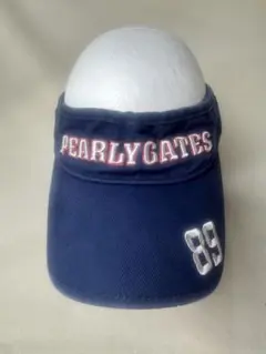 PEARLY GATES ネイビー バイザー - メルカリ