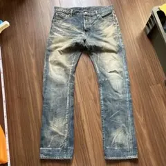 【swagger】ダメージ加工 ストレートデニム