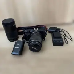 Canon EOS M2 ダブルレンズキット ブラック スマホ転送可 - メルカリ