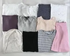 11点 まとめ売り レディース トップス ワンピース カーデ パンツ スカート