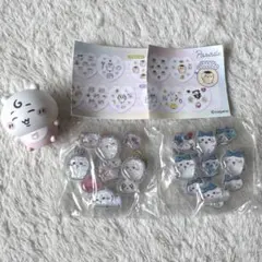 ちいかわ　ハチワレ　ぷくちゅるシール　ガチャ　ちいかわベビーソフビ
