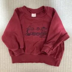 petit main 赤 トレーナー 90