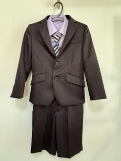 【オリバーハウス】入学式 七五三男の子スーツ黒120cm