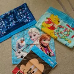 【ミッキーマウス・プーさん・アナ雪 】ハンドタオル3枚セット