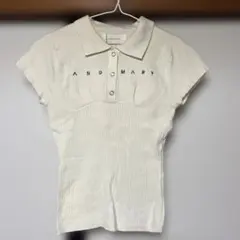 ANDMARY アンドマリー　Lindsay logo tops（アイボリー）
