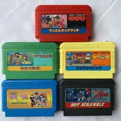 BANDAIファミコンカセット5本セット［キン肉マン他］