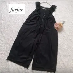FURFUR ファーファー　レースサロペット　オーバーオール　オールインワンのサムネイル