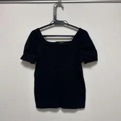 AZUL パフスリーブ トップス ブラック レディース