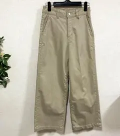 BARNYARDSTORM ワイドパンツ ストレッチ ウエストゴム ベージュ 0
