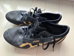 貴重!《ASICS 》インジェクター870(改)☆イエローライン☆26cm