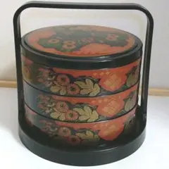 ✨新品未使用　三段重箱　手提げ付き