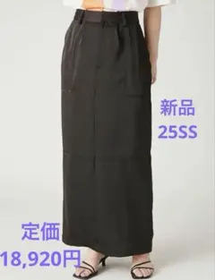 【※来週掲載終了】ポケットディティールサテンストレートスカート FRAYIDのサムネイル