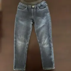 デニムパンツ ゴムウエスト　裏起毛　120